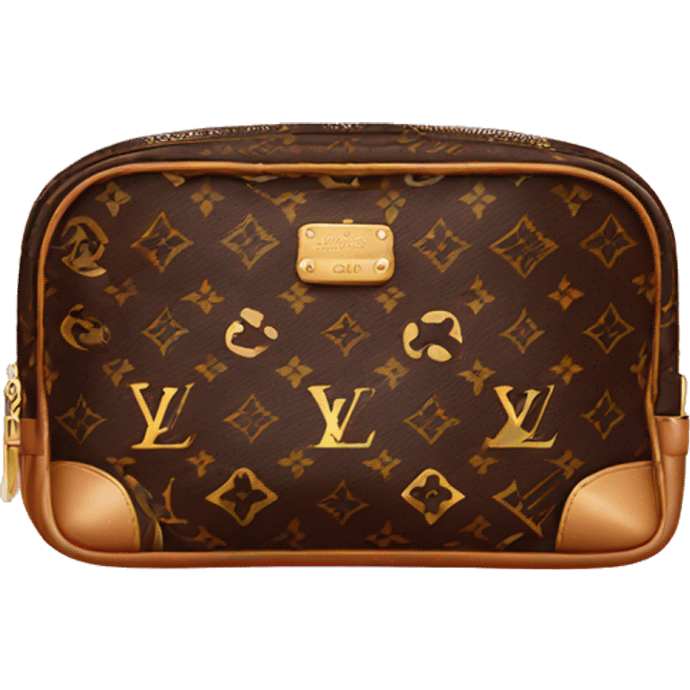 Louis Vuitton cosmetic bag  emoji