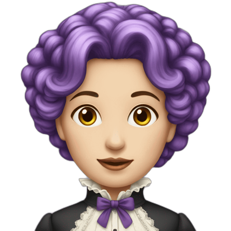 purple-hair-victorian-lady emoji