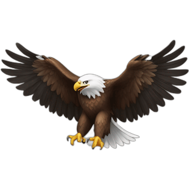 eagle spreading wings emoji