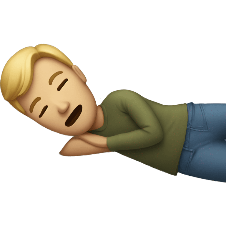 person lying on bed emoji