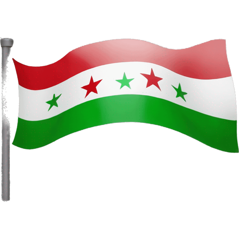 Free syria flag emoji