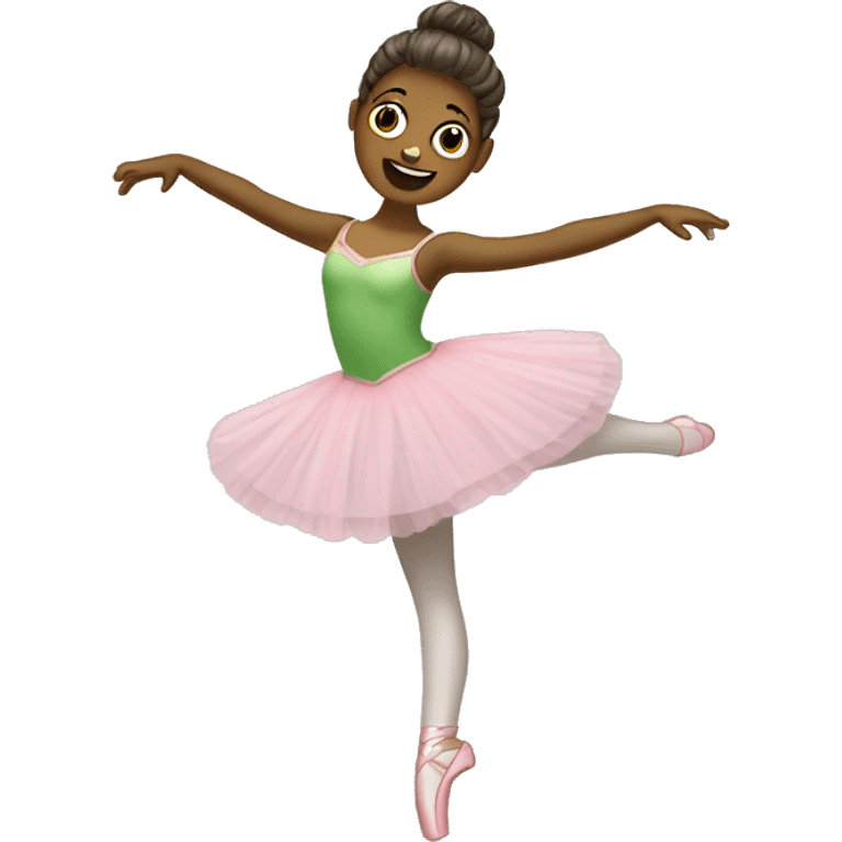 ballerina pickle emoji