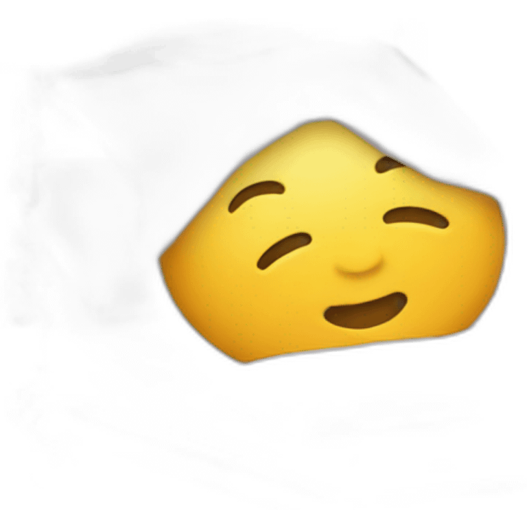 sleeping in bed with chain necklace emoji