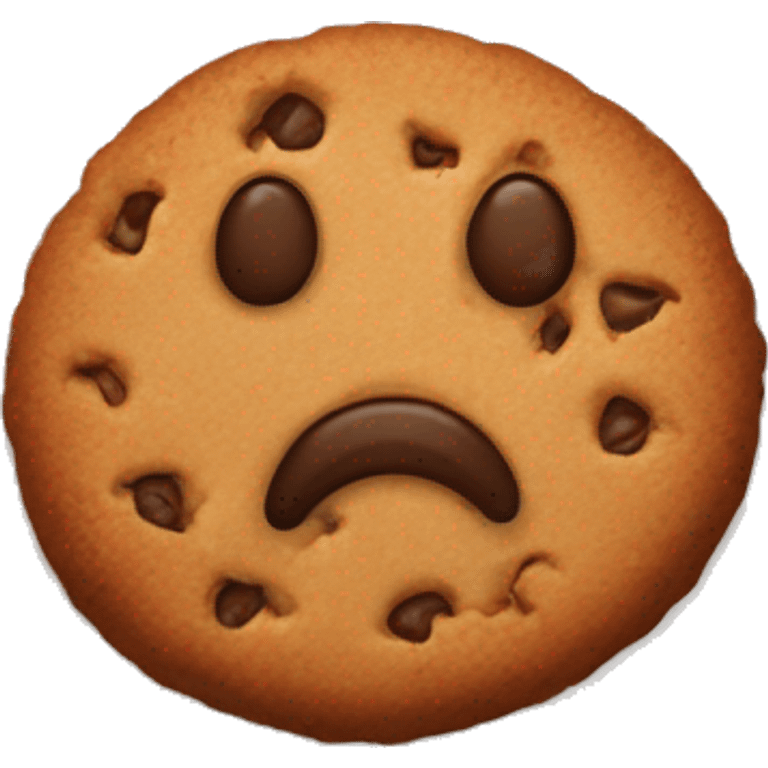 Brown cookie  emoji