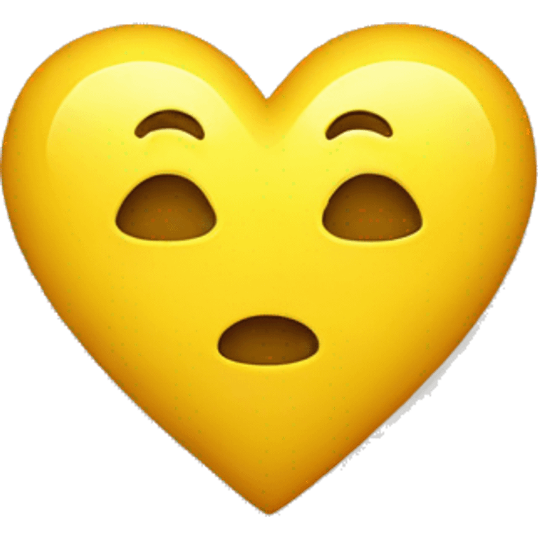 yellow heart emoji