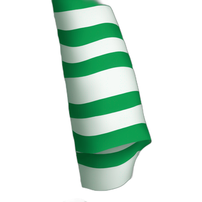 3 stripes flag green white and green emoji