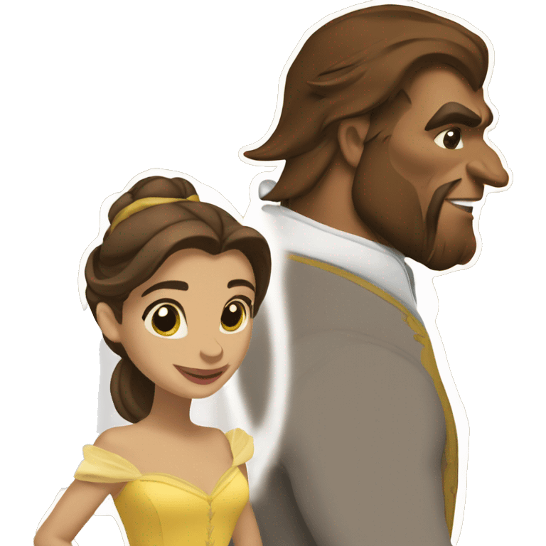 beauty and the beast  emoji