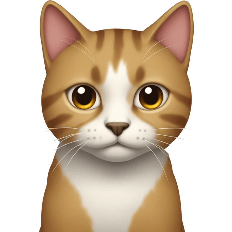 Gato en un corte emoji