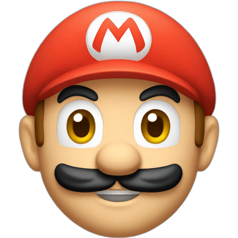 Mario head emoji