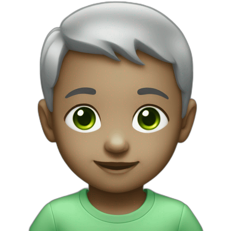 baby-smiling-with-grey-skin-and-green-pupils emoji