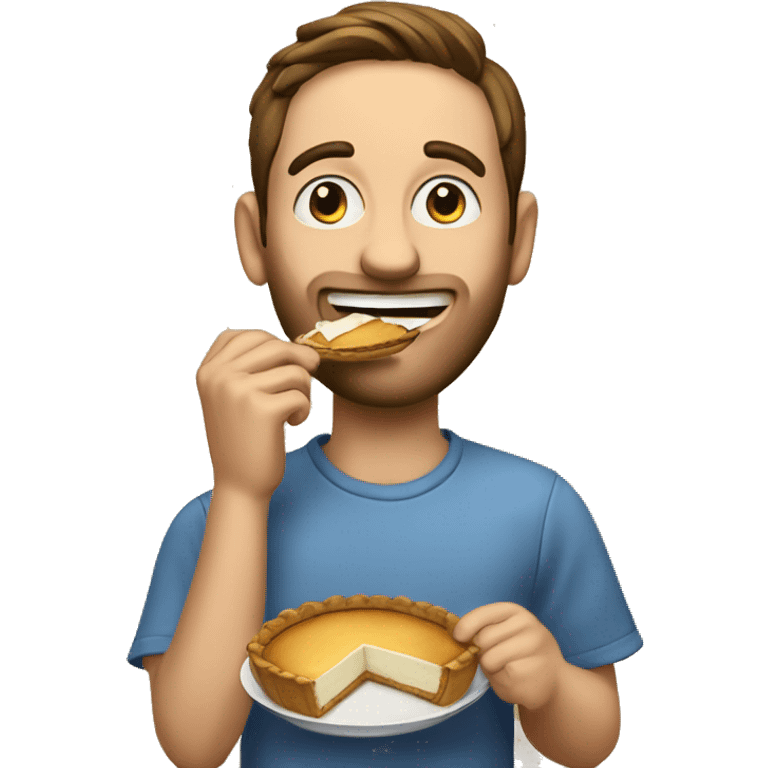 Drew starkey eating pie emoji