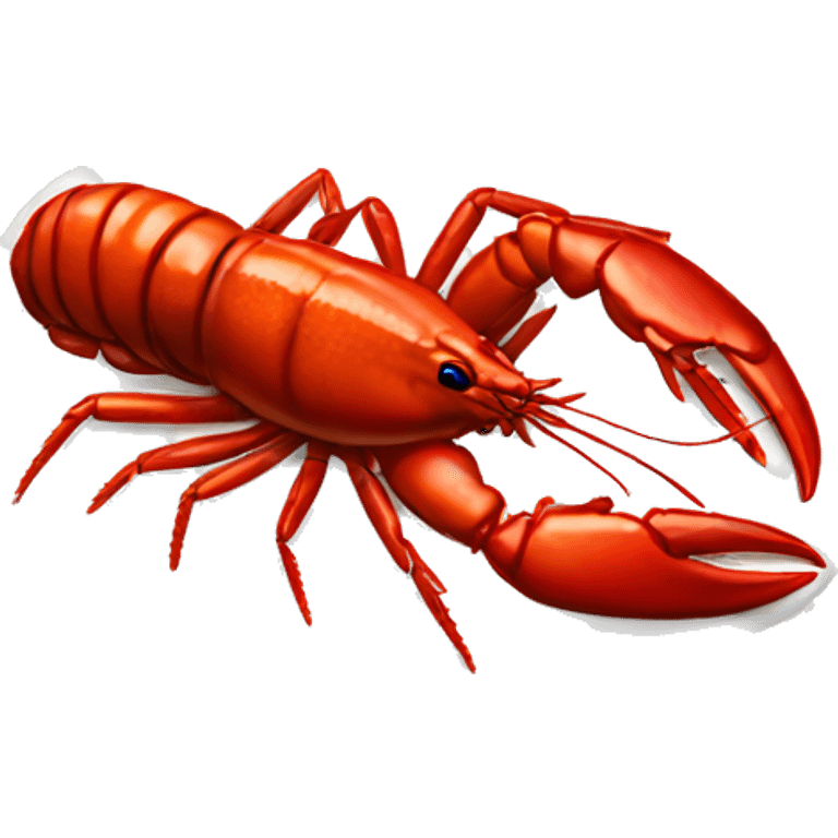 Realistic cooked crawfish  emoji