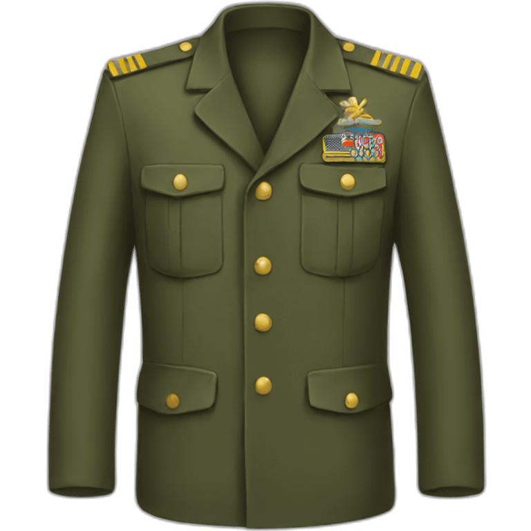 Military jacket emoji