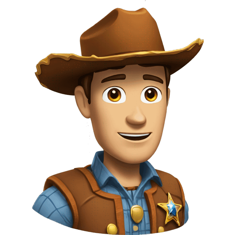 Sheriff Woody - realistic emoji