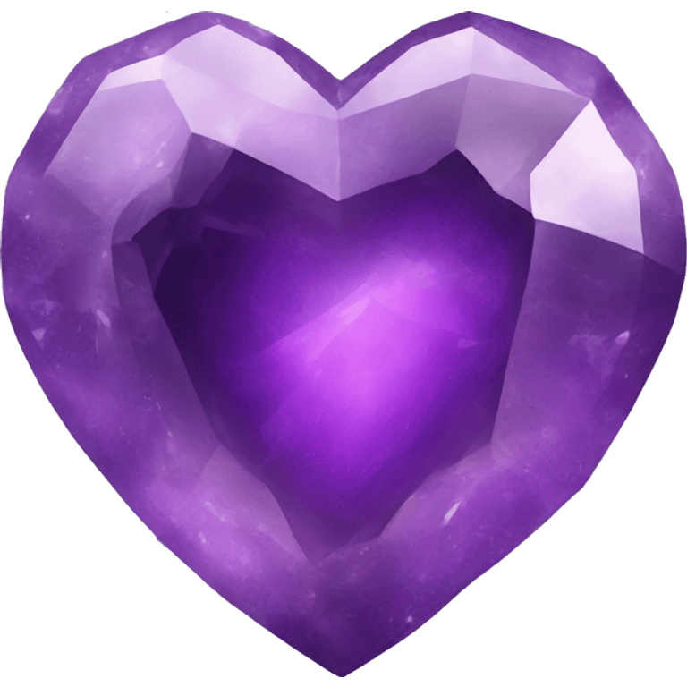 Amethyst heart  emoji