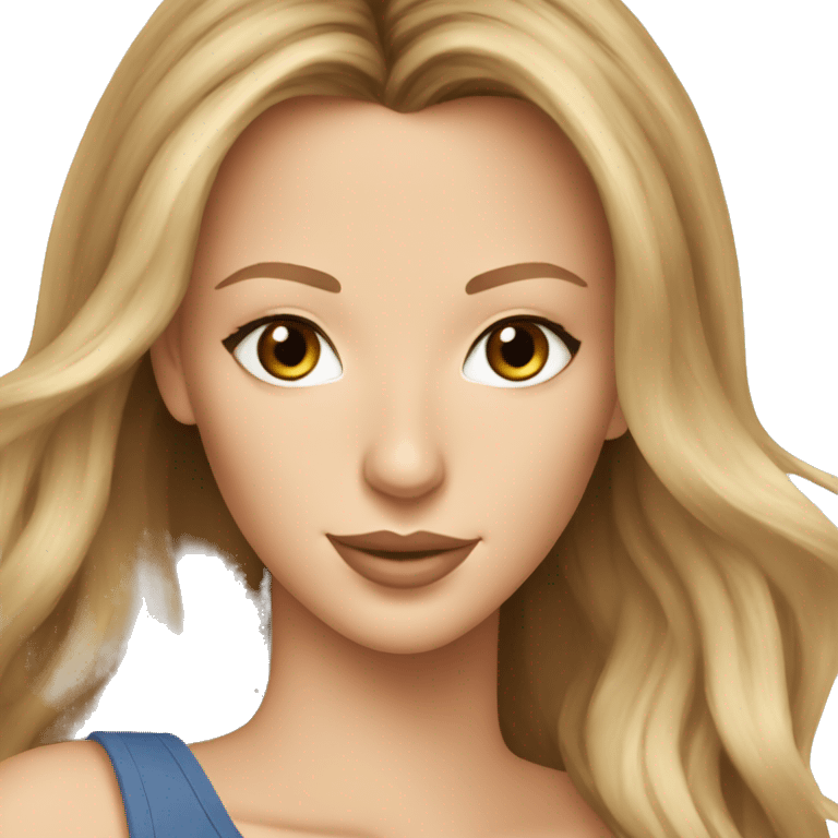 blake lively cartoon wearing tank top emoji