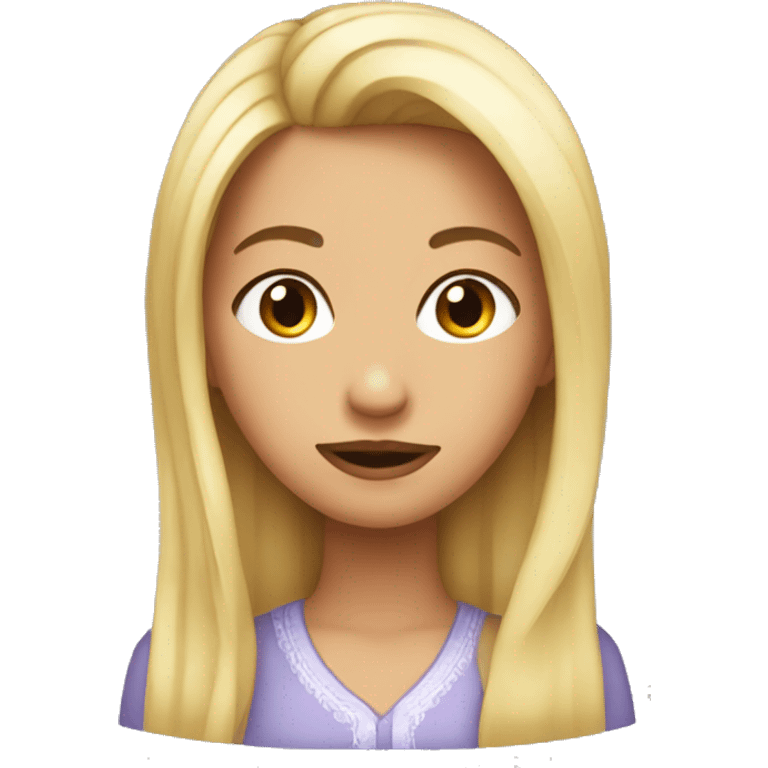 Tete de fille  emoji