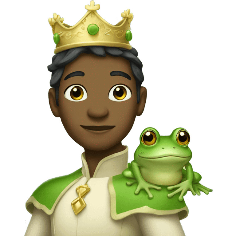 Princess frog prince  emoji