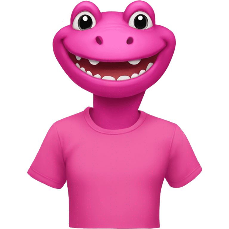 Pink 🐊 emoji