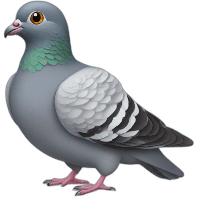 female pigeon emoji