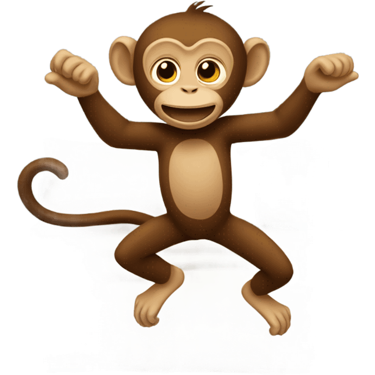 Monkey Jumping in Bed emoji