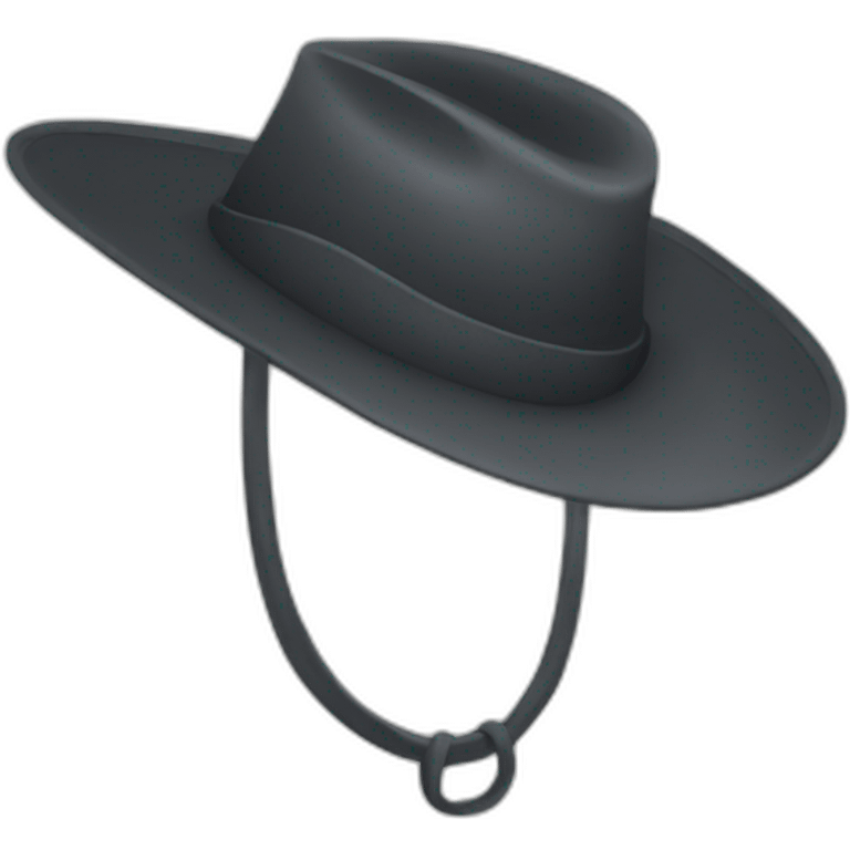 hat with gate emoji