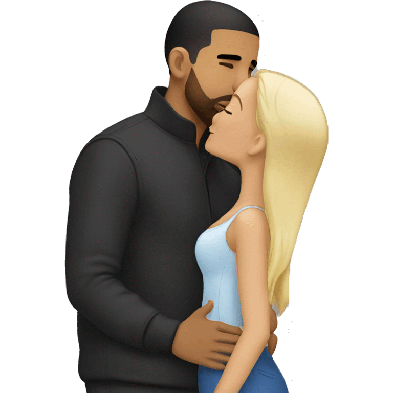 drake kissing emoji