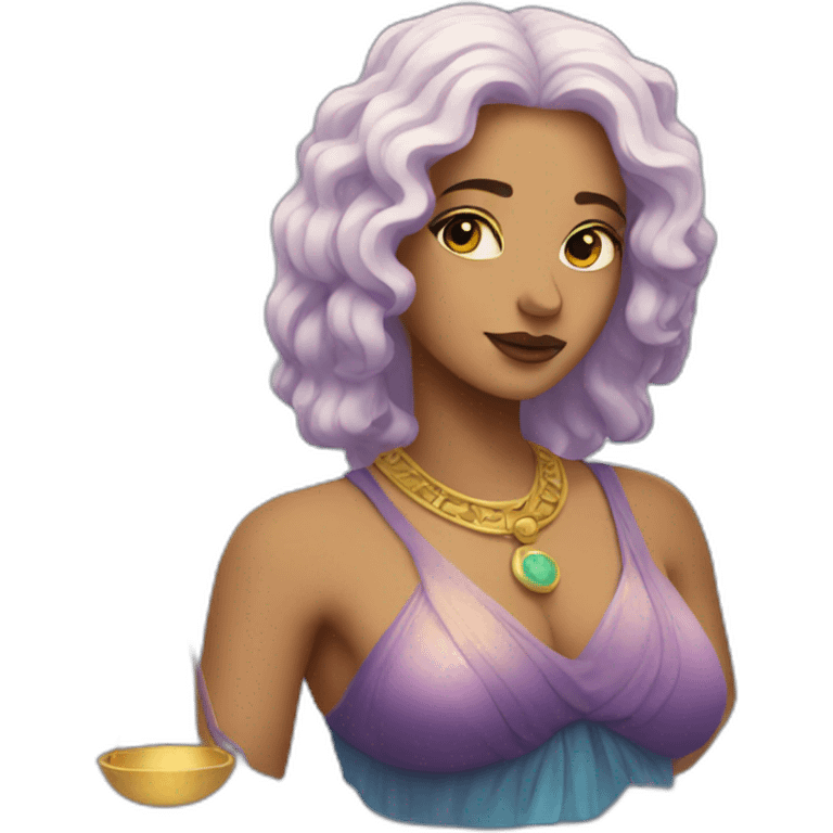 Libra goddess emoji