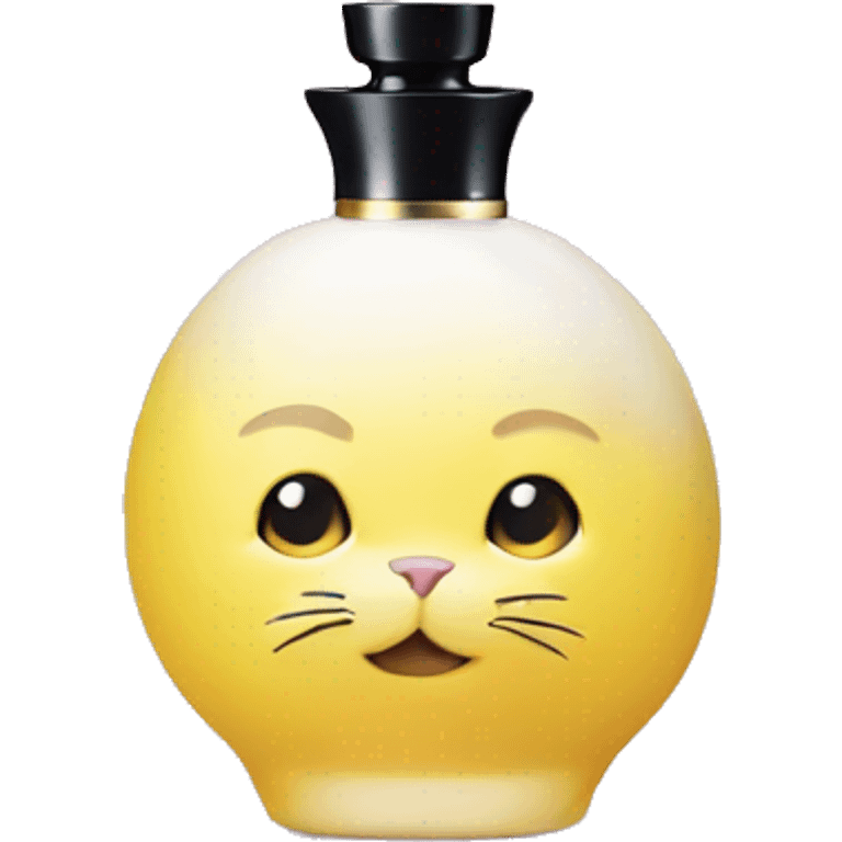 Cat spraying Dior perfume  emoji