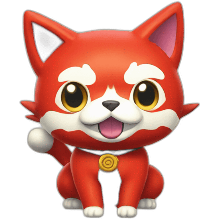 Jibanyan from yokai watch emoji