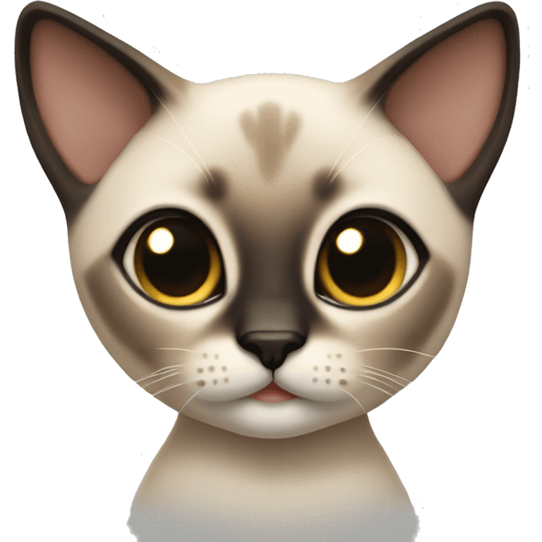 Siamese cat female kitten emoji