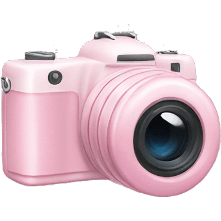 light pink digital camera emoji