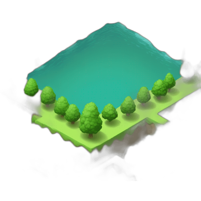 isometric landscape emoji