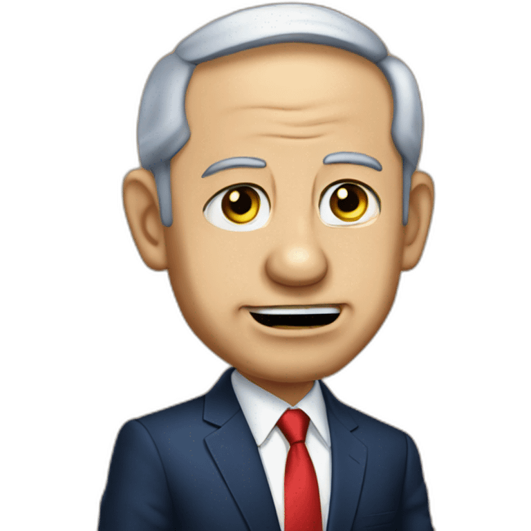 Netanyahu is crying emoji