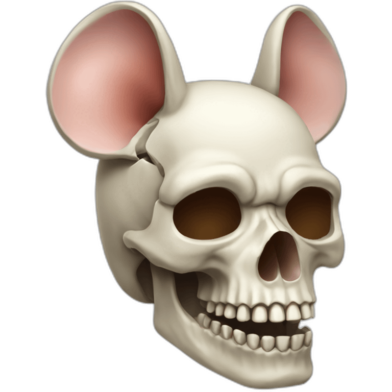 Rat computer skull emoji