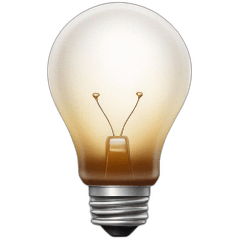 light bulb icon, with coffee splashes around emoji