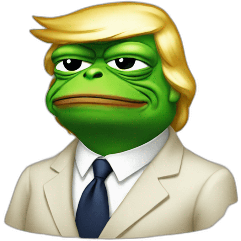 donald trump pepe frog emoji