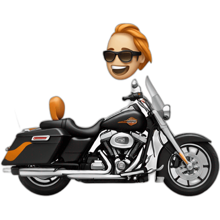 Rider Harley Davidson emoji