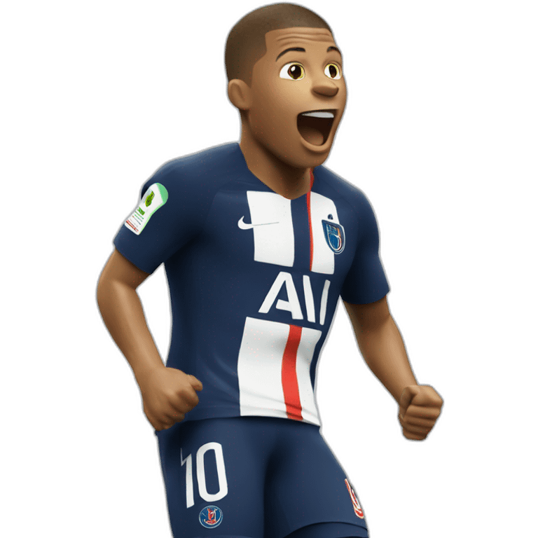 Mbappe Celebration emoji