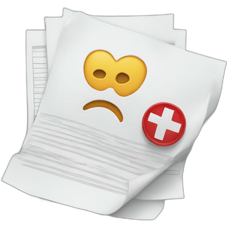 medical report emoji