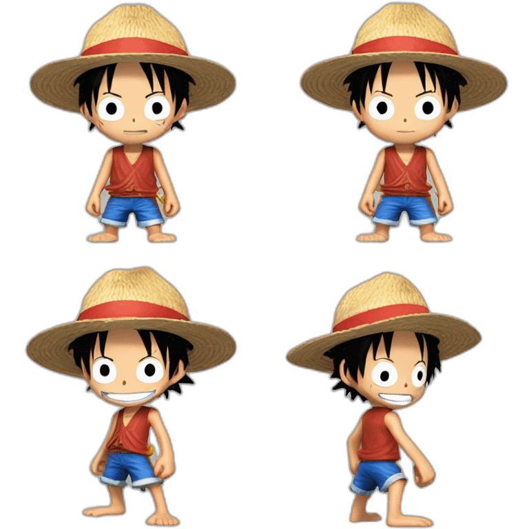 monkey d luffy qui joue a la ps5 emoji