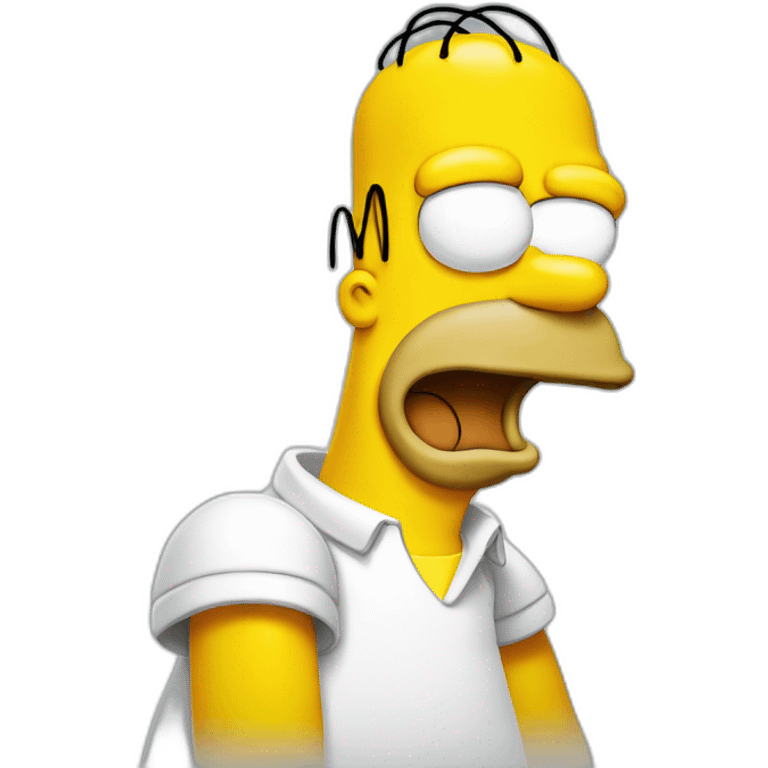 Homer Simpson do dab emoji