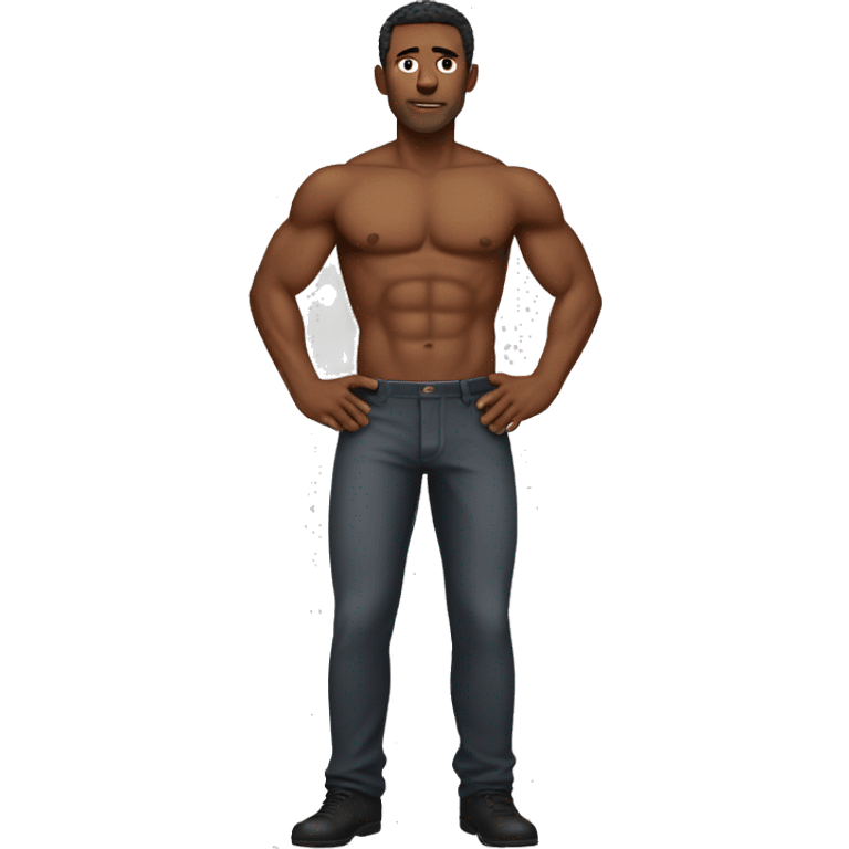 man with Abs emoji