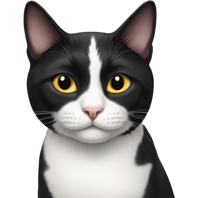 Tuxedo cat  emoji