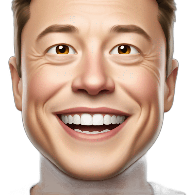 Elon Musk smile emoji