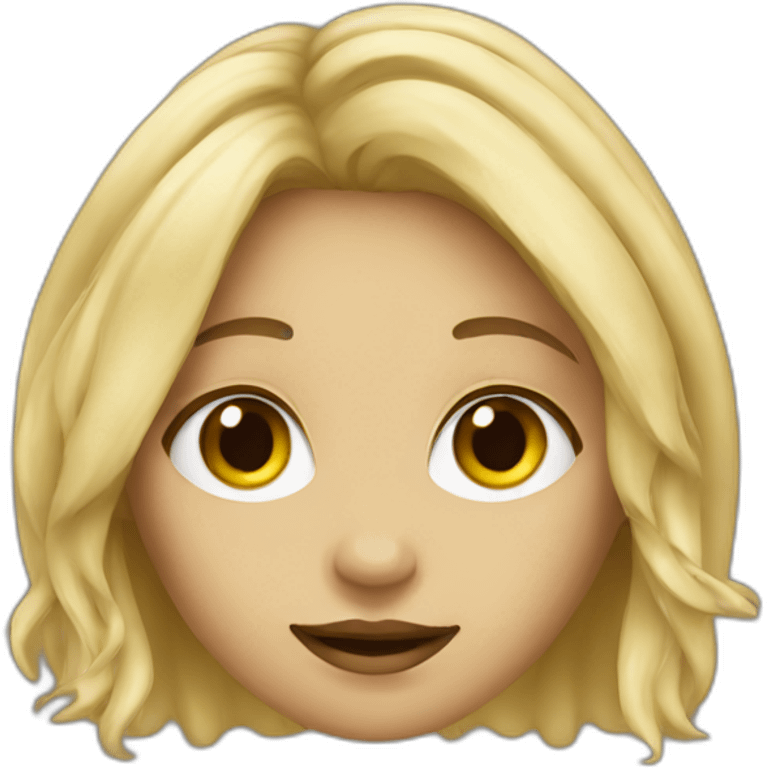 a blondie girl hemp emoji