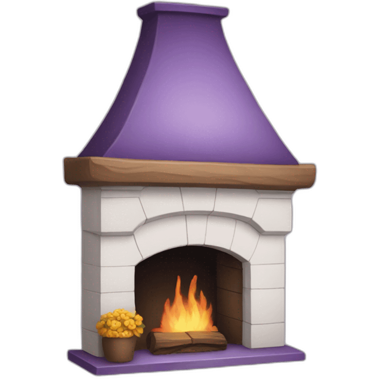 hearth violet original emoji