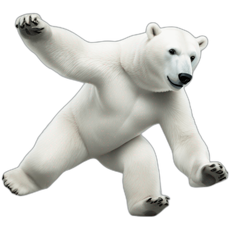 break-dancing-polar-bear emoji