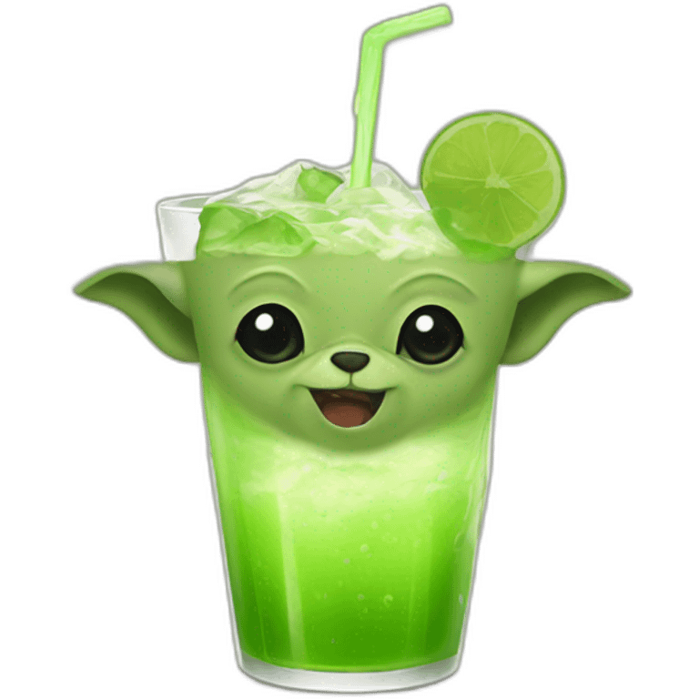 yoda drink bear emoji