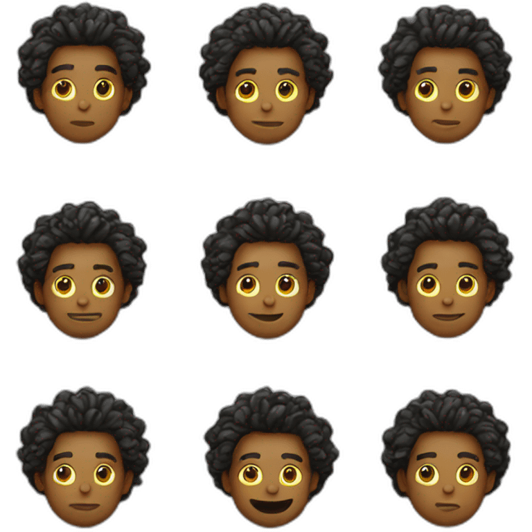 homme avec des locks emoji